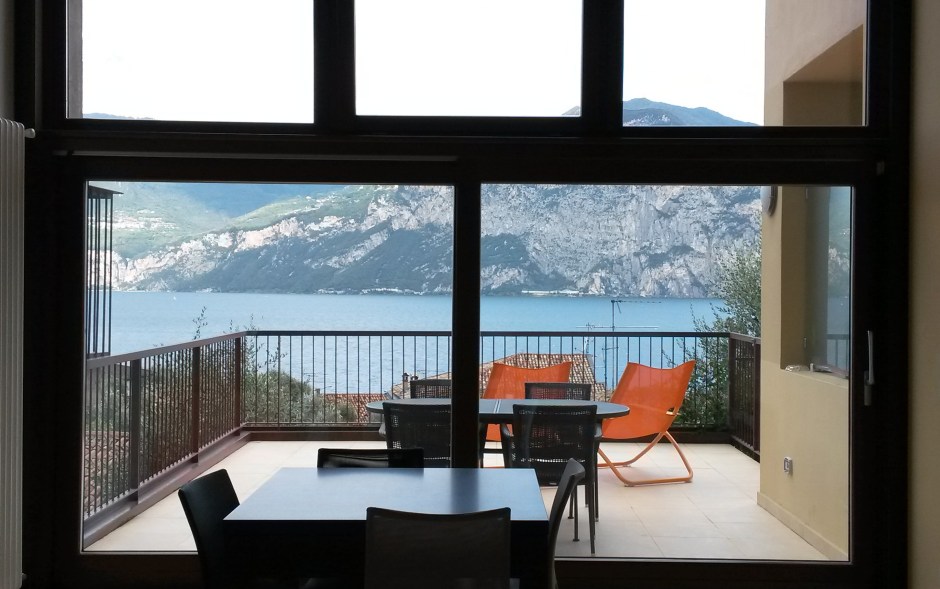 Blick aus dem Fenster, Gardasee 2018, CHenkel